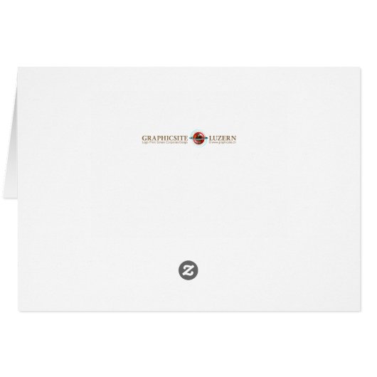 De Bride - Kaart, de Groet/Nota (Achterkant Horizontaal)