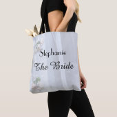 De Bride Personalized Faux  Lace Name Tote Bag (Dichtbij)