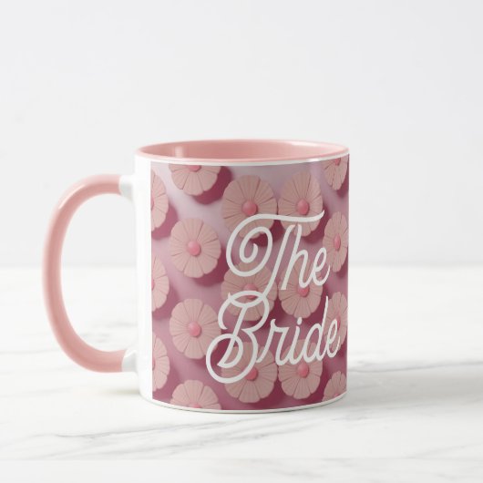 De Bride Pink Daisies Combo Mok (Links)