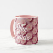 De Bride Pink Daisies Combo Mok (Voorkant links)
