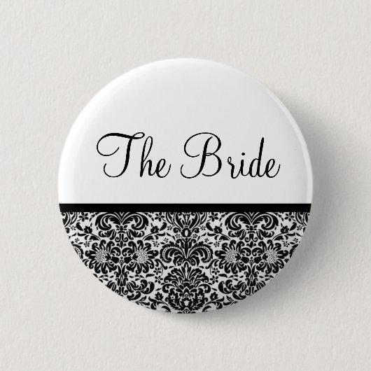 De bride ronde button 5,7 cm (Voorkant)