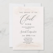 De Bride staat op Cloud Nine Vrijgezellenfeest Kaart (Voorkant)