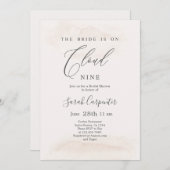 De Bride staat op Cloud Nine Vrijgezellenfeest Kaart (Voorkant / Achterkant)