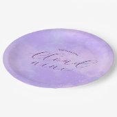 De Bride staat op Cloud Nine Vrijgezellenfeest Papieren Bordje (Gekanteld)