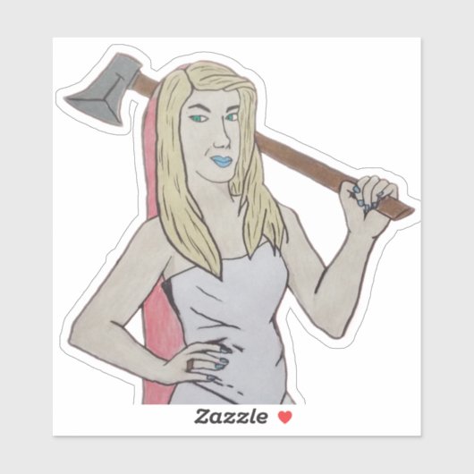 De bride sticker (Vel)