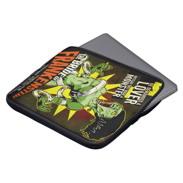 De Bride van Frankenstein Laptop Sleeve (Voorkant top)