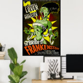 De Bride van Frankenstein Poster (Thuiskantoor)