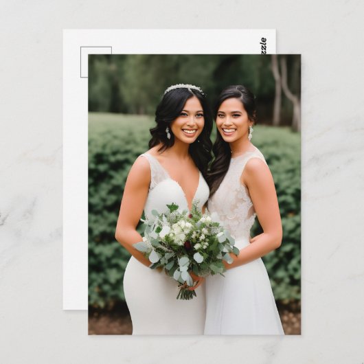 De briden briefkaart (Voorkant / Achterkant)