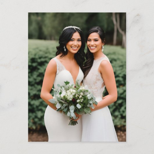 De briden briefkaart (Voorkant)