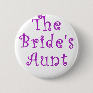 De brides tante ronde button 5,7 cm