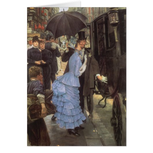 De Bridesmaid (alias de reiziger) van James Tissot (Voorkant)