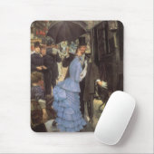 De Bridesmaid (alias de reiziger) van James Tissot Muismat (Met muis)