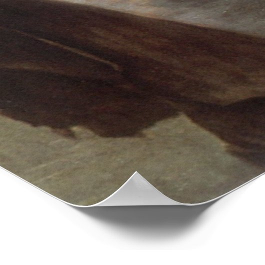 De Bridesmaid (alias de reiziger) van James Tissot Poster (Hoek)