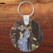 De Bridesmaid (alias de reiziger) van James Tissot Sleutelhanger (Voorkant)