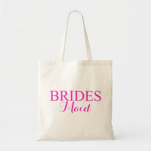 De Bridesmaid Tote Bag (Voorkant)