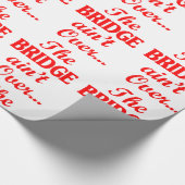 De BRIDGE is niet voorbij... Cadeaupapier (Hoek)