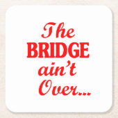 De BRIDGE is niet voorbij... Kartonnen Onderzetters (Voorkant)