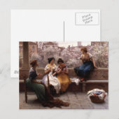 De brief delen briefkaart (Voorkant / Achterkant)