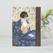 De brief door Mary Cassatt, Vintage Impressionisme (Staand voorkant)