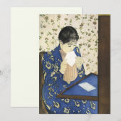 De brief door Mary Cassatt, Vintage Impressionisme (Voorkant / Achterkant)