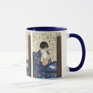 De brief door Mary Cassatt, Vintage Impressionisme Mok