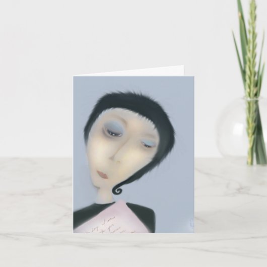 De brief kaart (Voorkant)