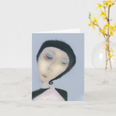 De brief kaart (Gele Bloem)