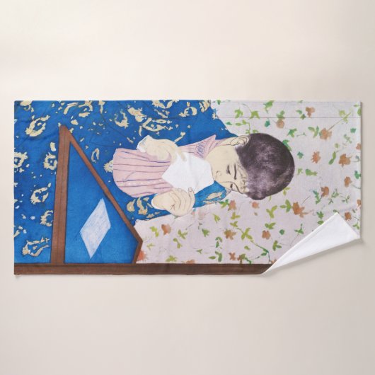De brief, Mary Cassatt Badhanddoek (Badhanddoek)