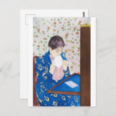 De brief, Mary Cassatt Briefkaart (Voorkant / Achterkant)