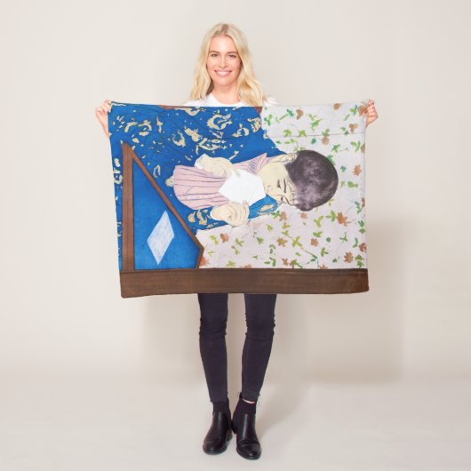 De brief, Mary Cassatt Fleece Deken (In situ)