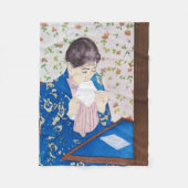 De brief, Mary Cassatt Fleece Deken (Voorkant)