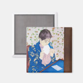 De brief, Mary Cassatt Magneet (Voorkant / Achterkant)