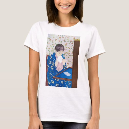 De brief, Mary Cassatt T-shirt (Voorkant)