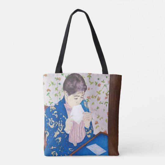 De brief, Mary Cassatt Tote Bag (Achterkant)