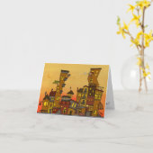 De Brief NOTECARD van de liefde Kaart (Gele Bloem)
