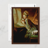 De brief van de Liefde, van Fragonard, Jean Honoré Briefkaart (Voorkant / Achterkant)