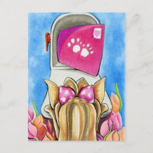 De Brief van de Liefde van Yorkie Briefkaart