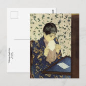 De brief van het Briefkaart Mary Cassatt (Voorkant / Achterkant)
