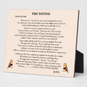 DE BRIEF VAN JESUS FOTOPLAAT (Zijkant)