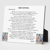 DE BRIEF VAN JESUS FOTOPLAAT (Zijkant)
