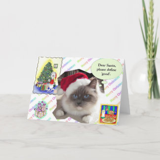 De Brief van Kerstmis Feestdagen Kaart