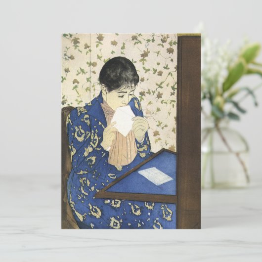 De brief van Mary Cassatt, impressionisme (Staand voorkant)