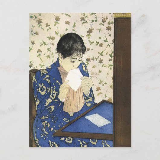 De brief van Mary Cassatt,  impressionisme Briefkaart (Voorkant)