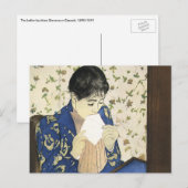 De brief van Mary Cassatt,  impressionisme Briefkaart (Voorkant / Achterkant)