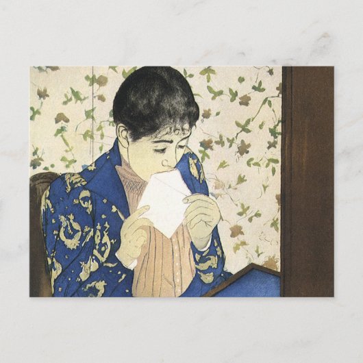De brief van Mary Cassatt,  impressionisme Briefkaart (Voorkant)