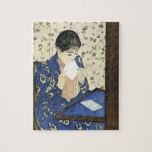 De brief van Mary Cassatt,  impressionisme Legpuzzel (Verticaal)