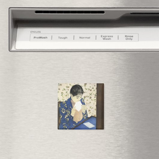 De brief van Mary Cassatt,  impressionisme Magneet (Insitu (Vaatwasser))