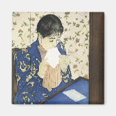 De brief van Mary Cassatt,  impressionisme Magneet (Voorkant)