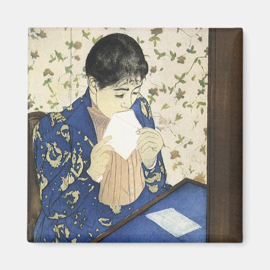 De brief van Mary Cassatt, impressionisme Magneet (Voorkant)