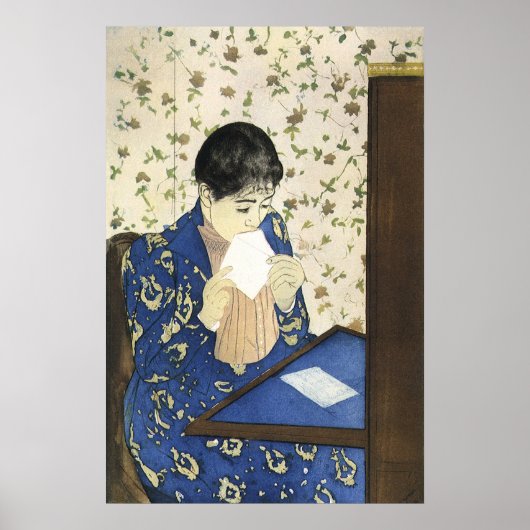 De brief van Mary Cassatt,  impressionisme Poster (Voorkant)
